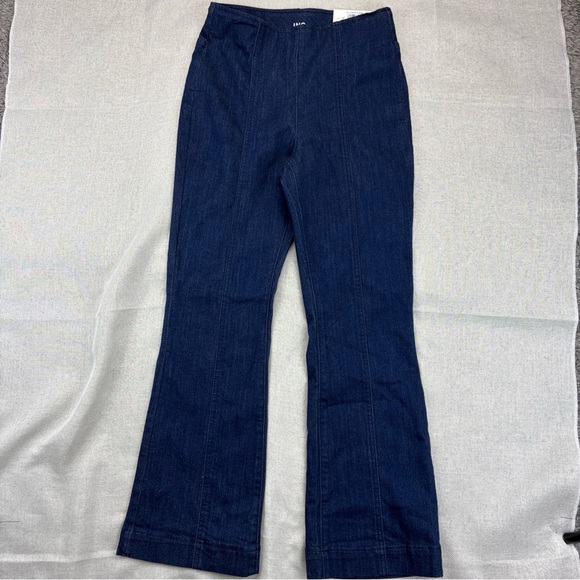I.n.c. International Concepts Women's High-Rise Pull-on Flared Cropped Jeans 4 - Picture 2 of 7